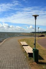 Neringa Pathway And Light Posts